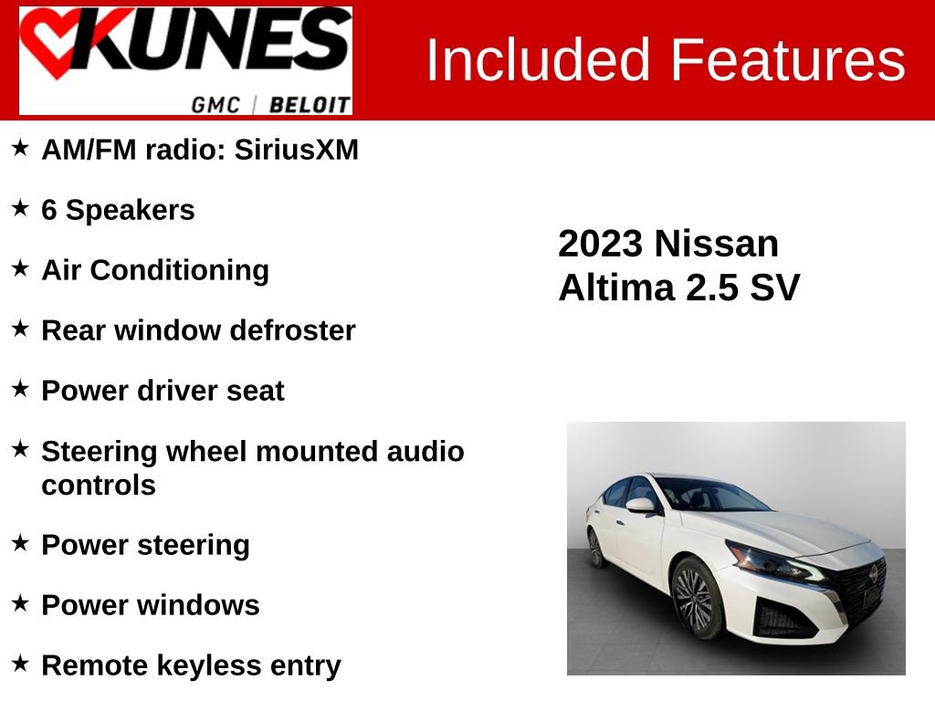 Used 2023 Nissan Altima 2.5 SV image 2