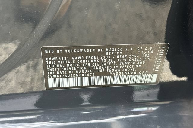 Used 2019 Volkswagen GTI Rabbit Edition FWD image 36