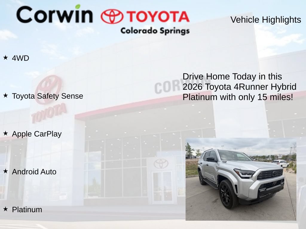 Used 2026 Toyota 4Runner Platinum AWD/4WD image 7