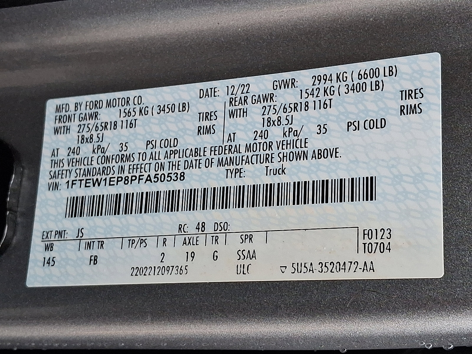 Used 2023 Ford F150 XLT w/ Equipment Group 302A High image 26