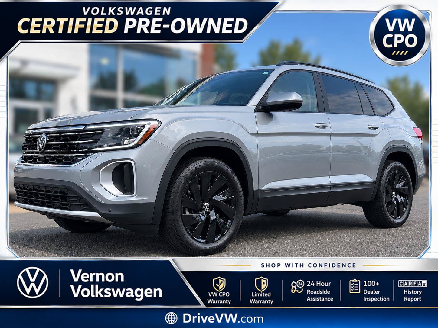 Certified 2026 Volkswagen Atlas SE AWD/4WD image 1
