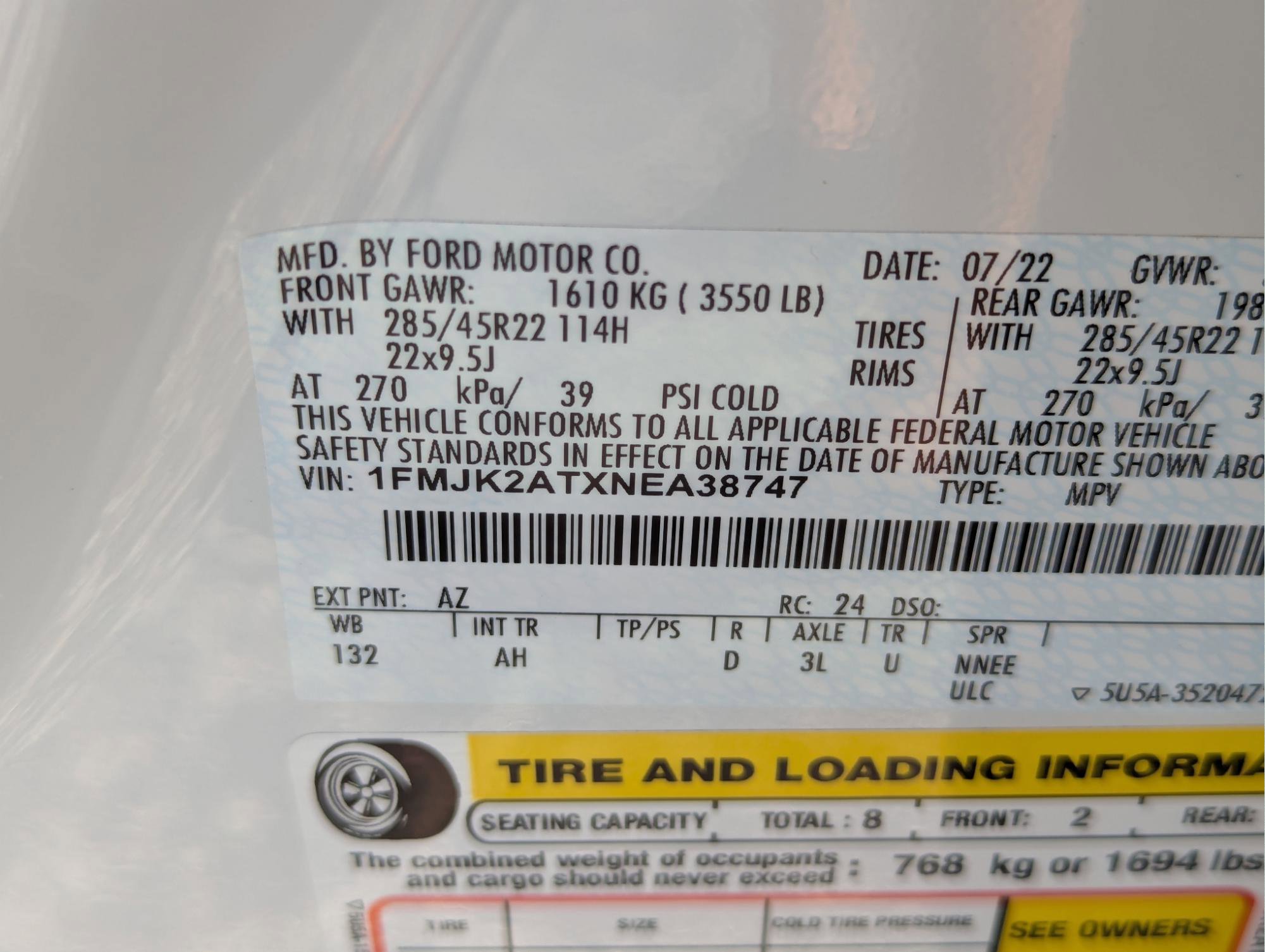 Used 2022 Ford Expedition Max Limited AWD/4WD image 15