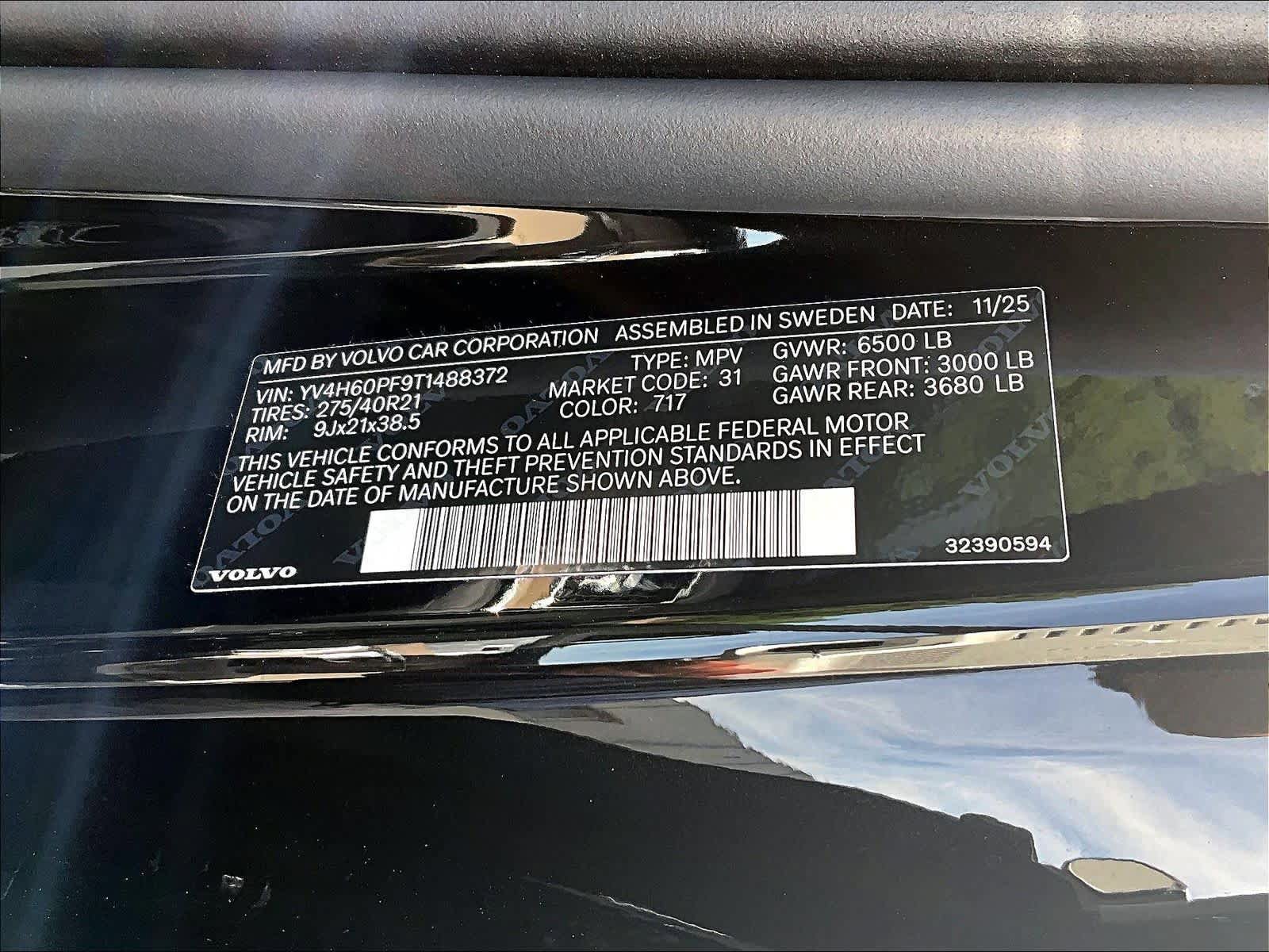 Used 2026 Volvo XC90 T8 Ultra w/ Lounge Package AWD/4WD image 35