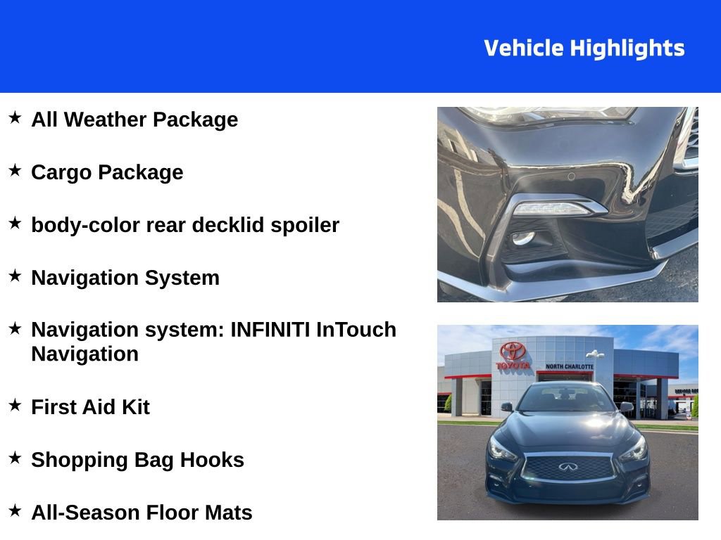 Used 2020 INFINITI Q50 Edition 30 w/ Cargo Package AWD/4WD image 4