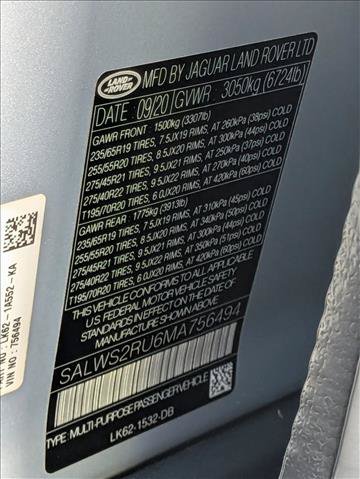 Used 2021 Land Rover Range Rover Sport HST AWD/4WD image 25