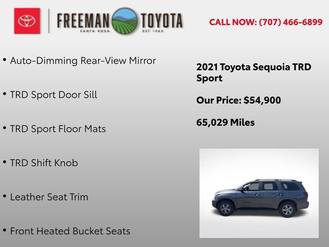 Used 2021 Toyota Sequoia TRD Sport w/ TRD Sport Premium Package AWD/4WD image 12