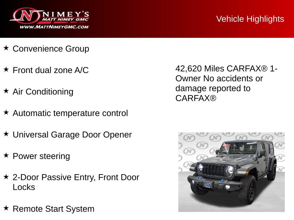 Used 2024 Jeep Wrangler Unlimited AWD/4WD image 16