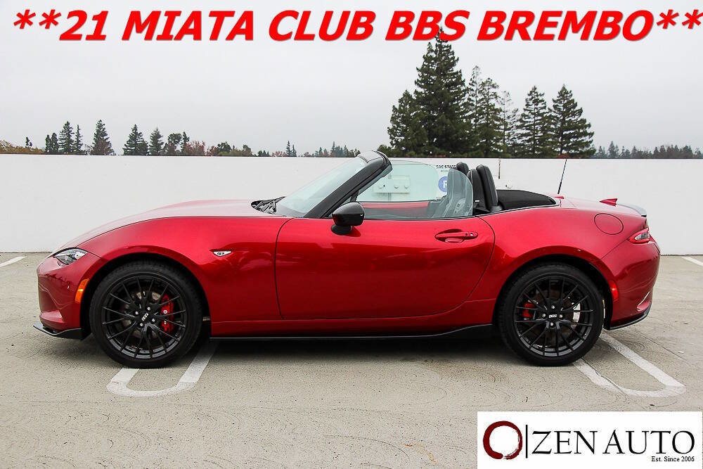 Used 2021 MAZDA MX-5 Miata Club w/ Brembo/BBS Recaro Package image 4