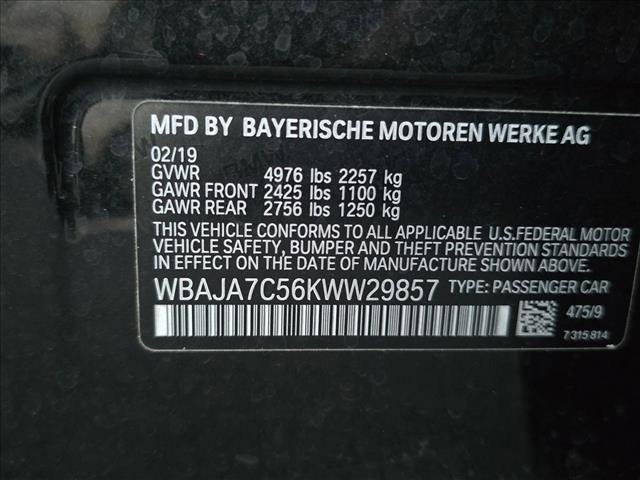 Used 2019 BMW 530i xDrive w/ Convenience Package image 22