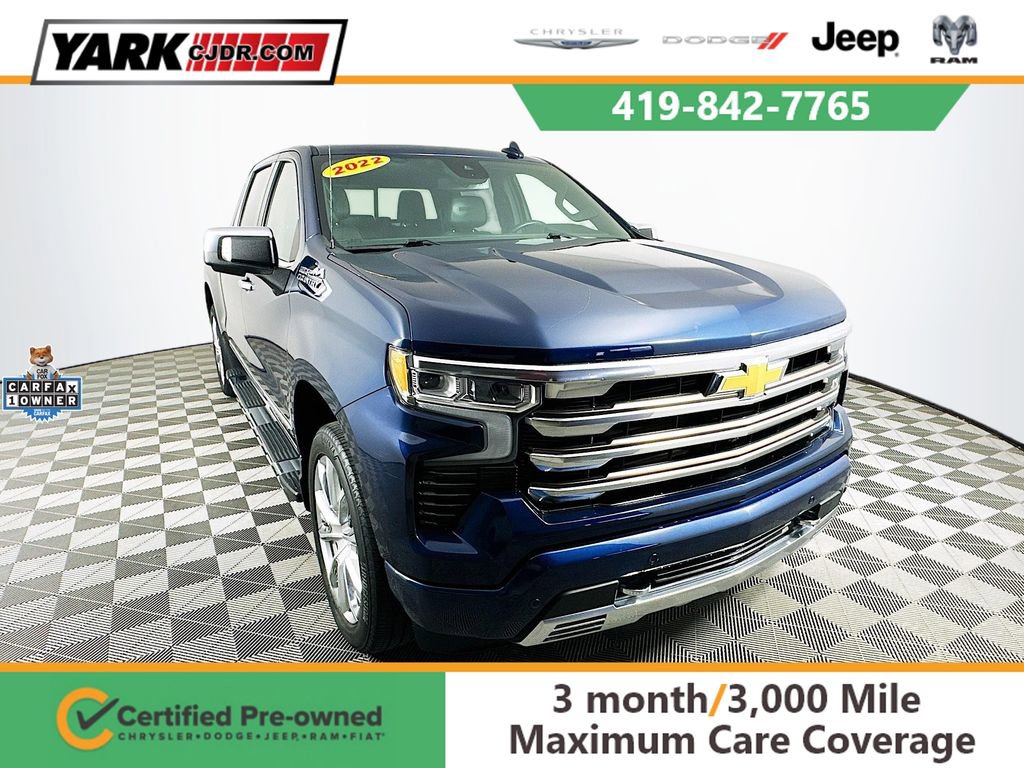 Used 2022 Chevrolet Silverado 1500 High Country w/ High Country Premium Package image 1