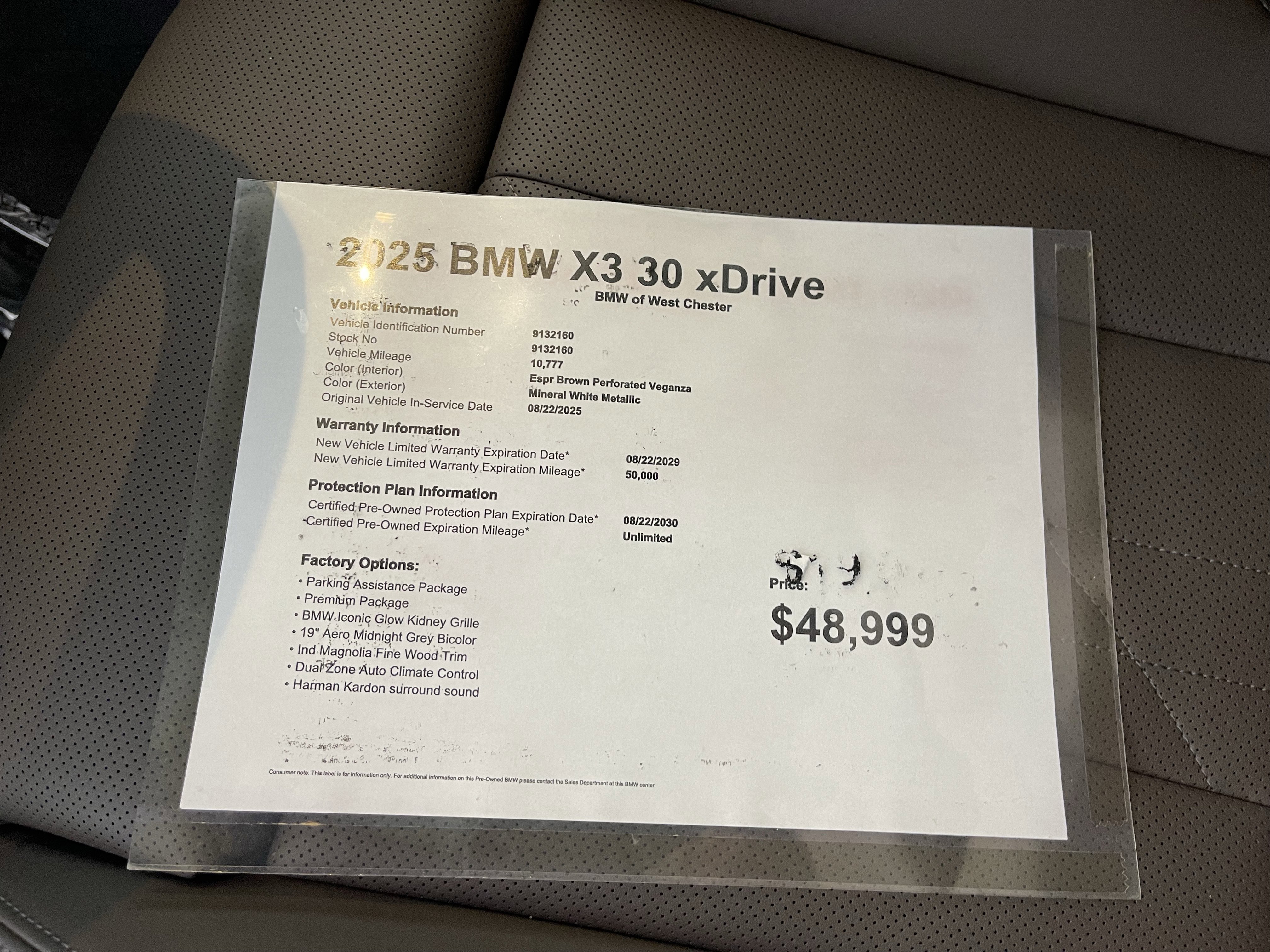 Certified 2025 BMW X3 xDrive30 w/ Premium Package AWD/4WD image 18