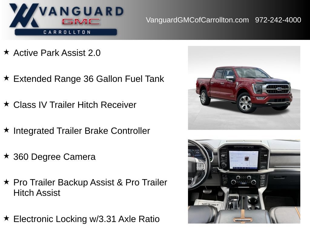 Used 2023 Ford F150 Platinum w/ Equipment Group 701A High AWD/4WD image 18