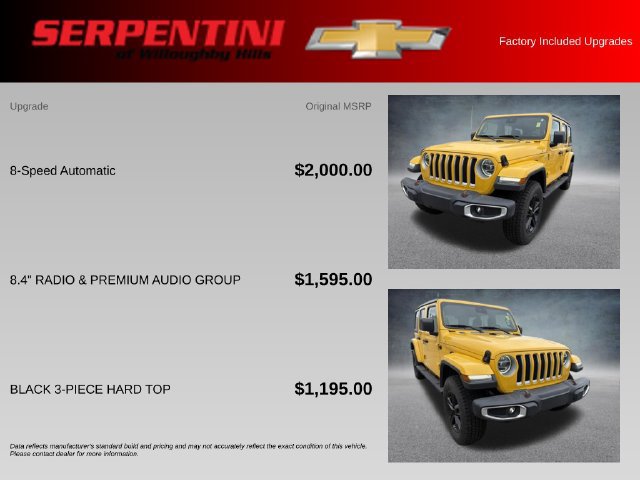 Used 2019 Jeep Wrangler Unlimited Sahara AWD/4WD image 4