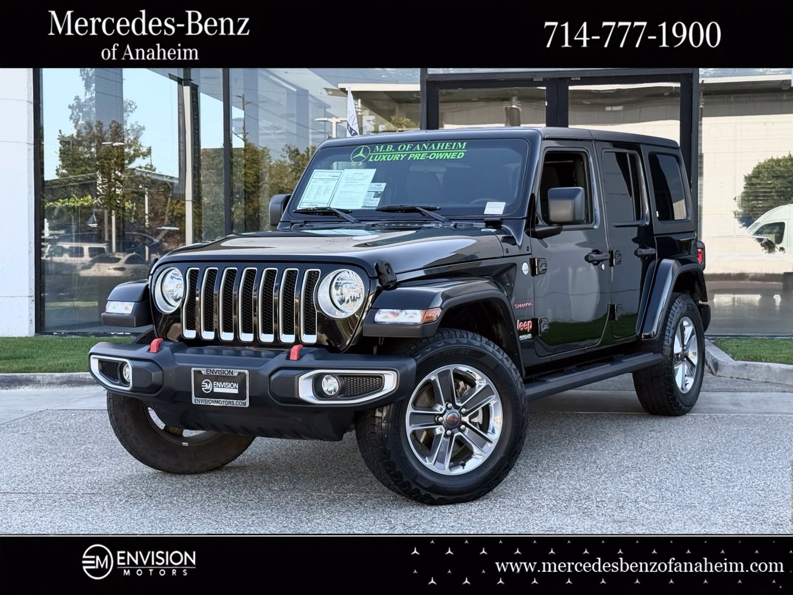 Used 2021 Jeep Wrangler Unlimited Sahara AWD/4WD image 1