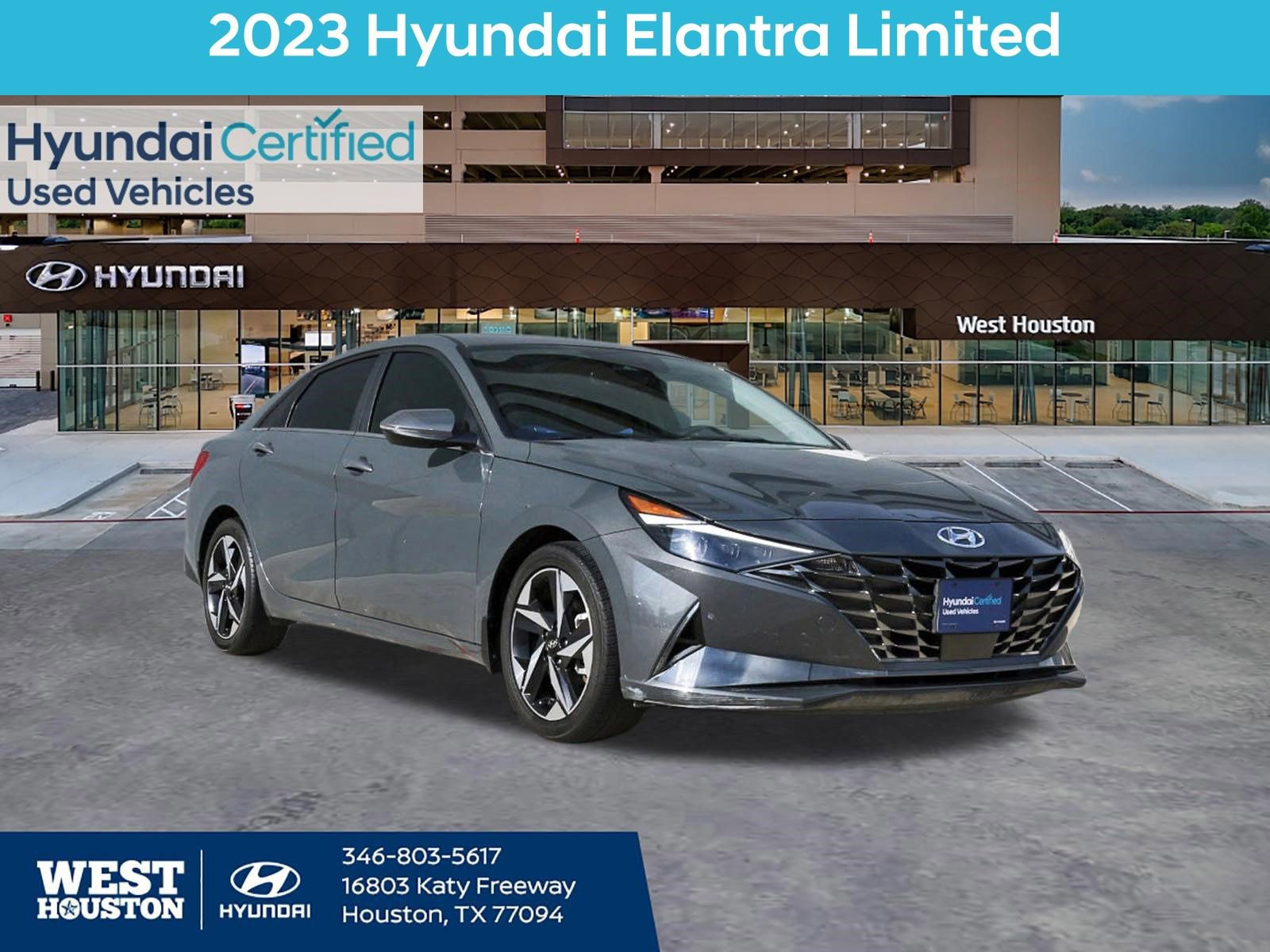 Certified 2023 Hyundai Elantra Limited FWD image 1
