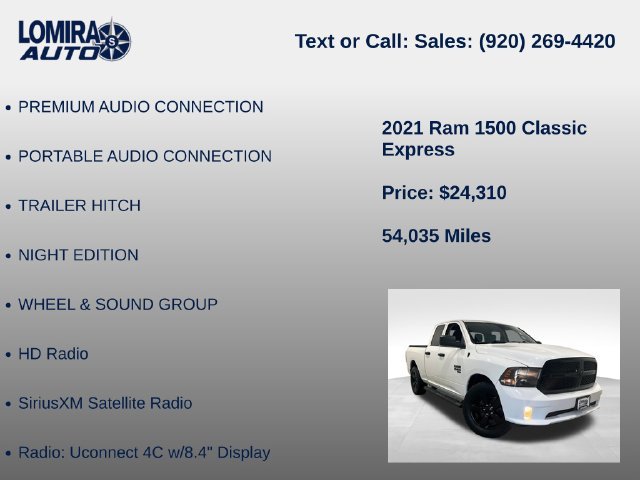 Used 2021 RAM 1500 Express w/ Wheel & Sound Group AWD/4WD image 39
