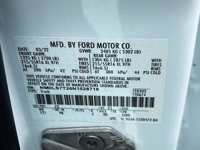 Certified 2022 Ford Transit Connect XLT FWD image 39