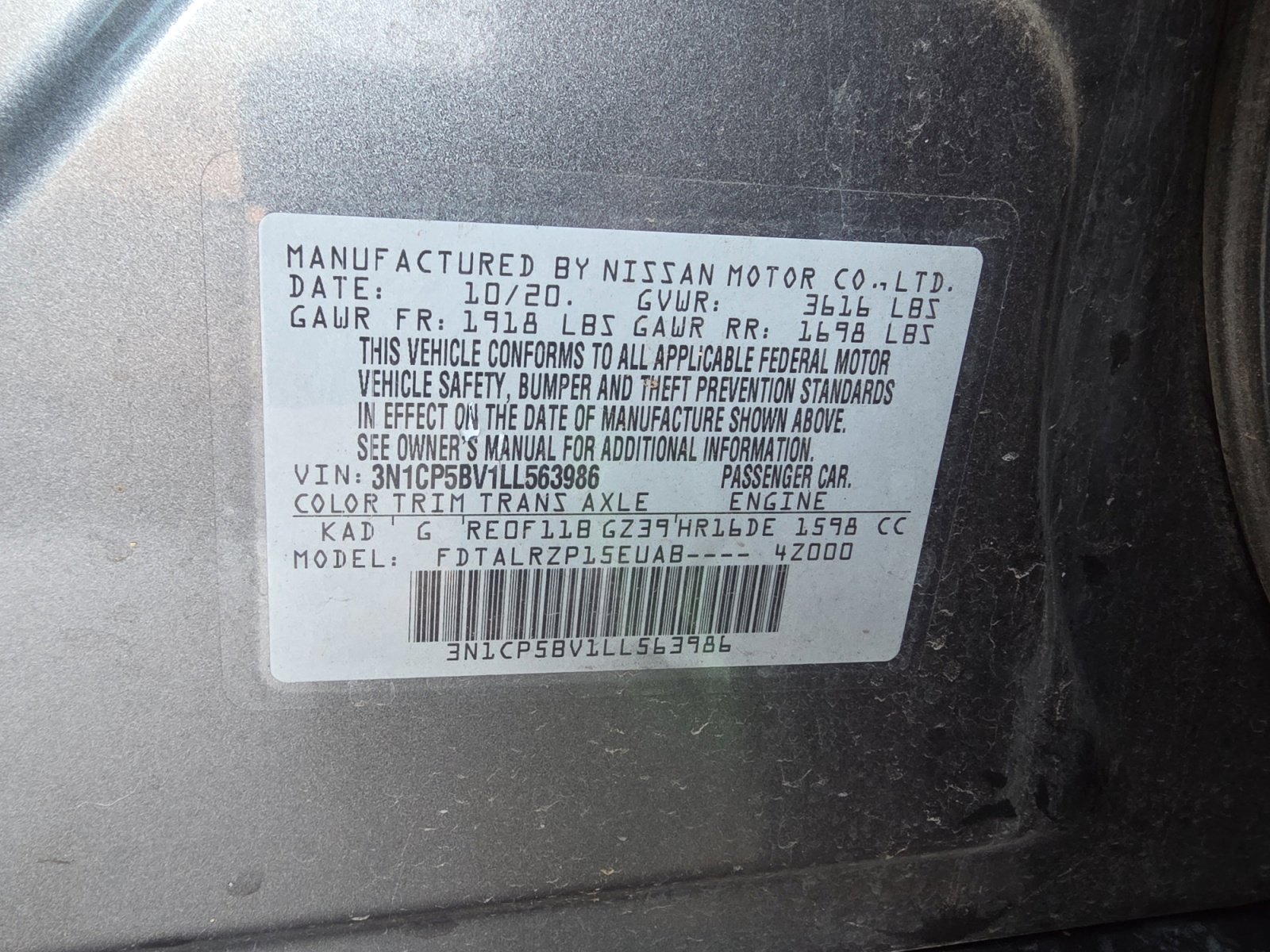 Used 2020 Nissan Kicks S image 34