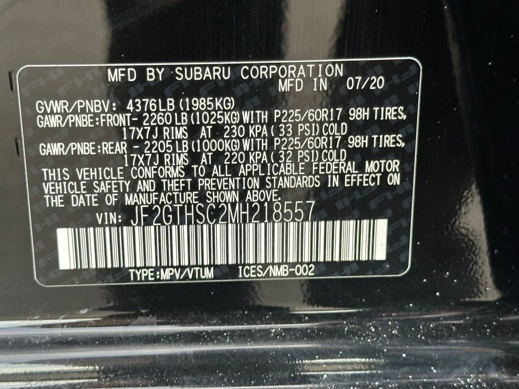 Used 2021 Subaru Crosstrek 2.5i Sport w/ Moonroof Package image 32