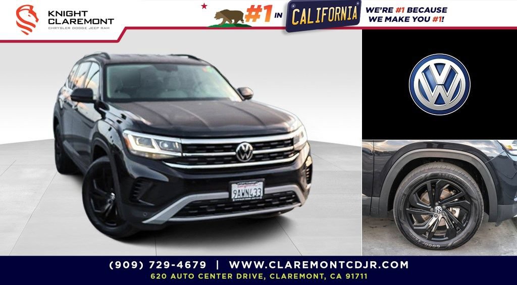 Used 2022 Volkswagen Atlas SE w/ Black Wheel Package