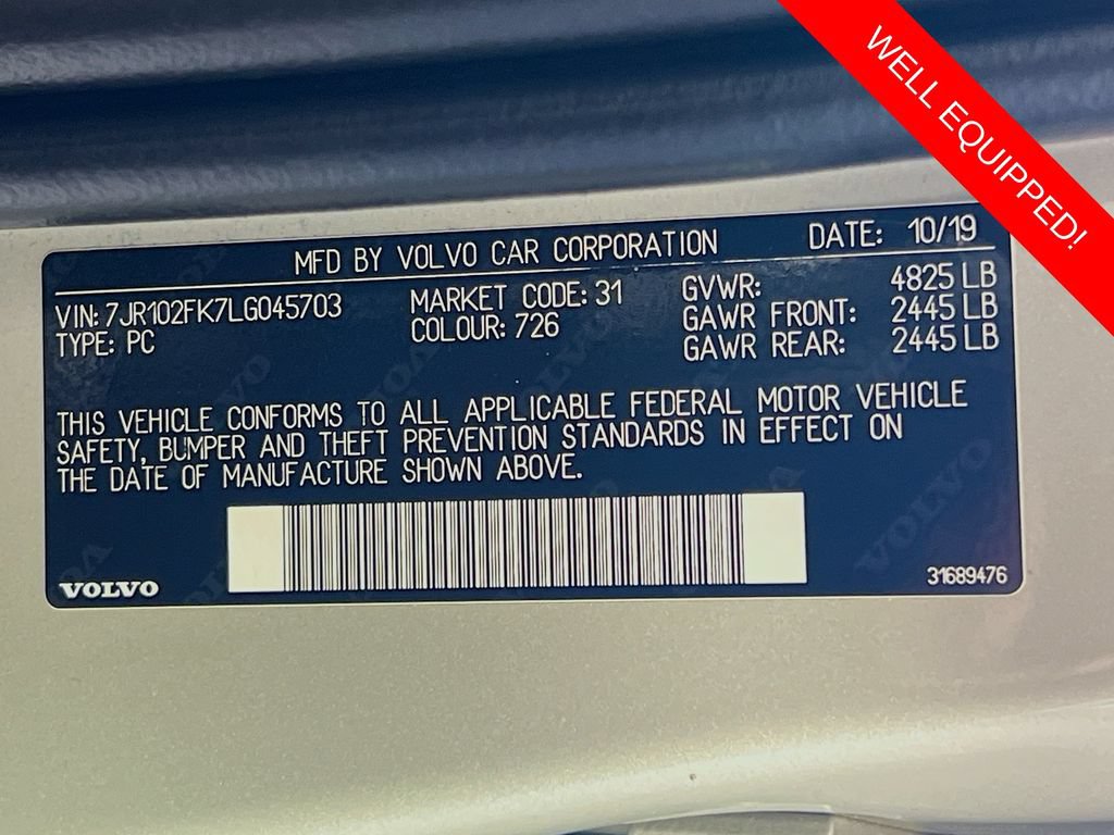 Used 2020 Volvo S60 T5 Momentum FWD image 33