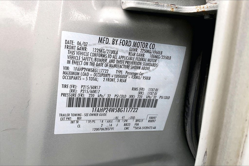 Used 2008 Ford Taurus SEL FWD image 21