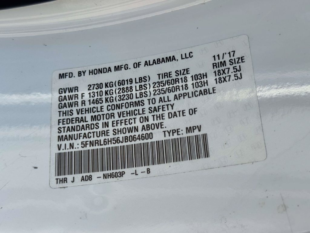 Used 2018 Honda Odyssey EX image 28