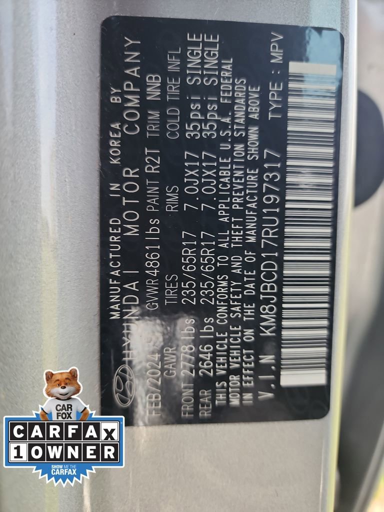 Certified 2024 Hyundai Tucson Blue image 39