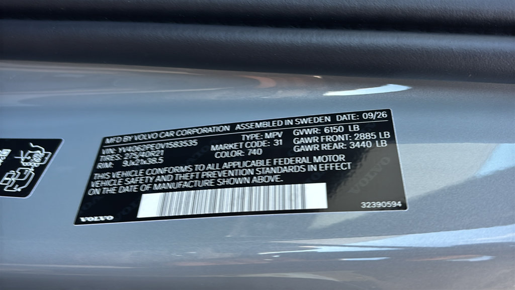 New 2027 Volvo XC90 B6 Plus AWD/4WD image 32