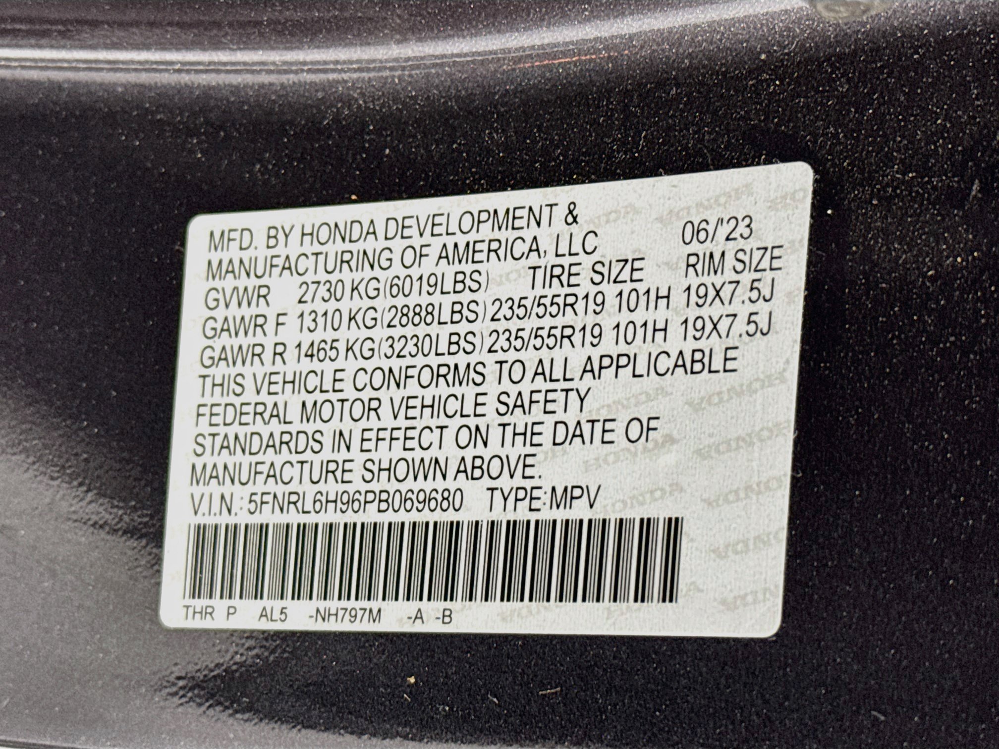 Certified 2023 Honda Odyssey Elite image 35