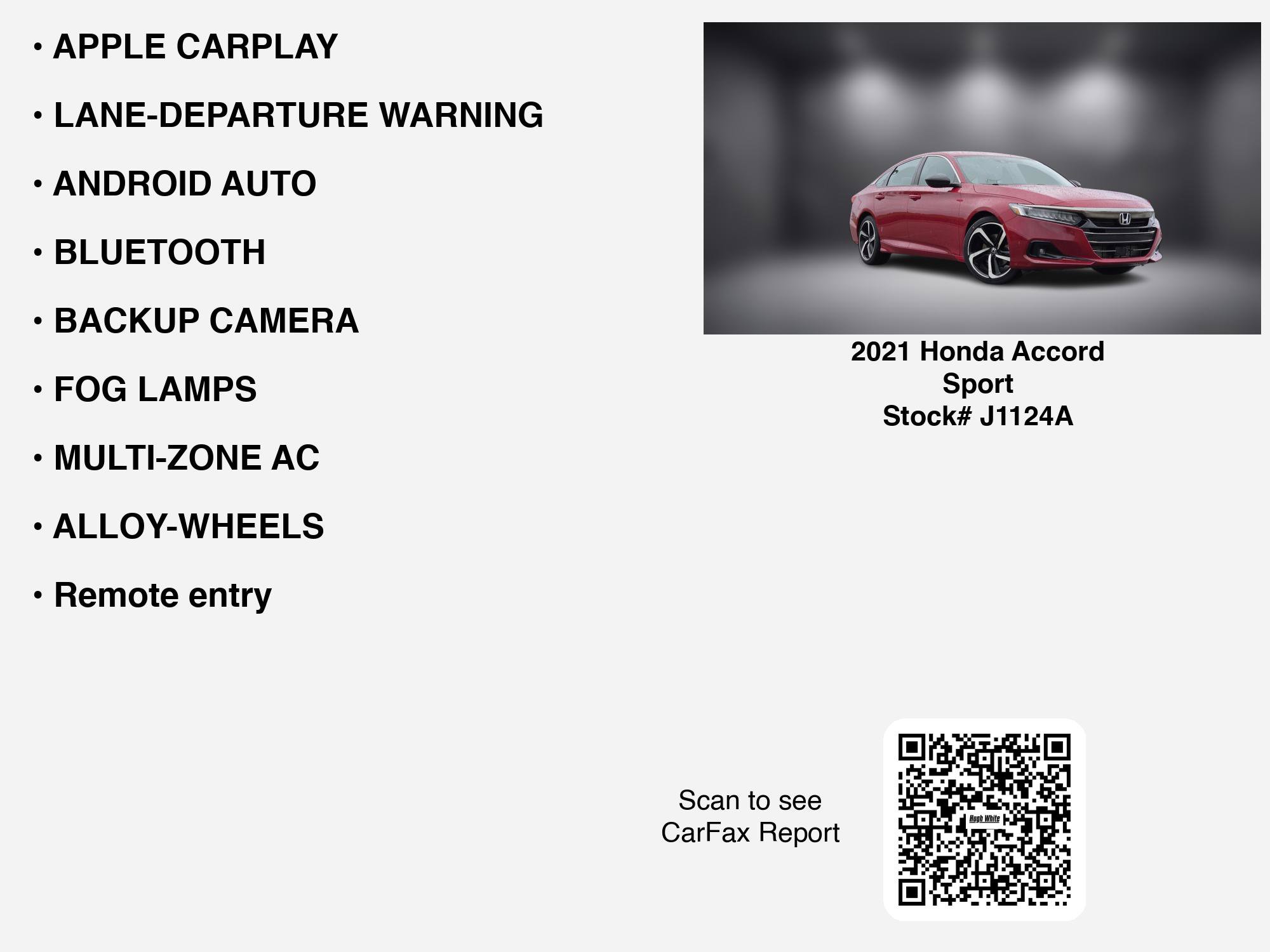 Used 2021 Honda Accord Sport image 7