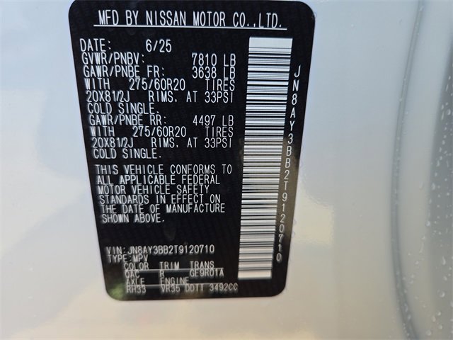 New 2026 Nissan Armada SL w/ Captain's Chari Seat Package image 36