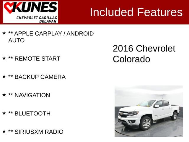 Used 2016 Chevrolet Colorado LT w/ LT Convenience Package image 3