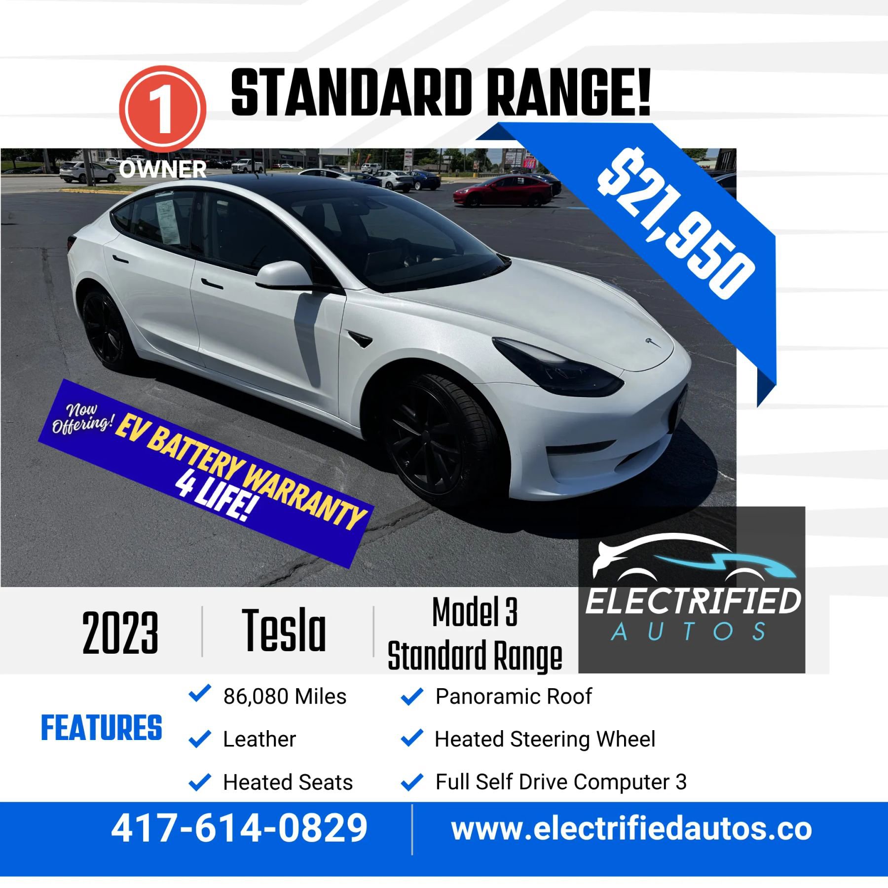 Used 2023 Tesla Model 3 Standard Range