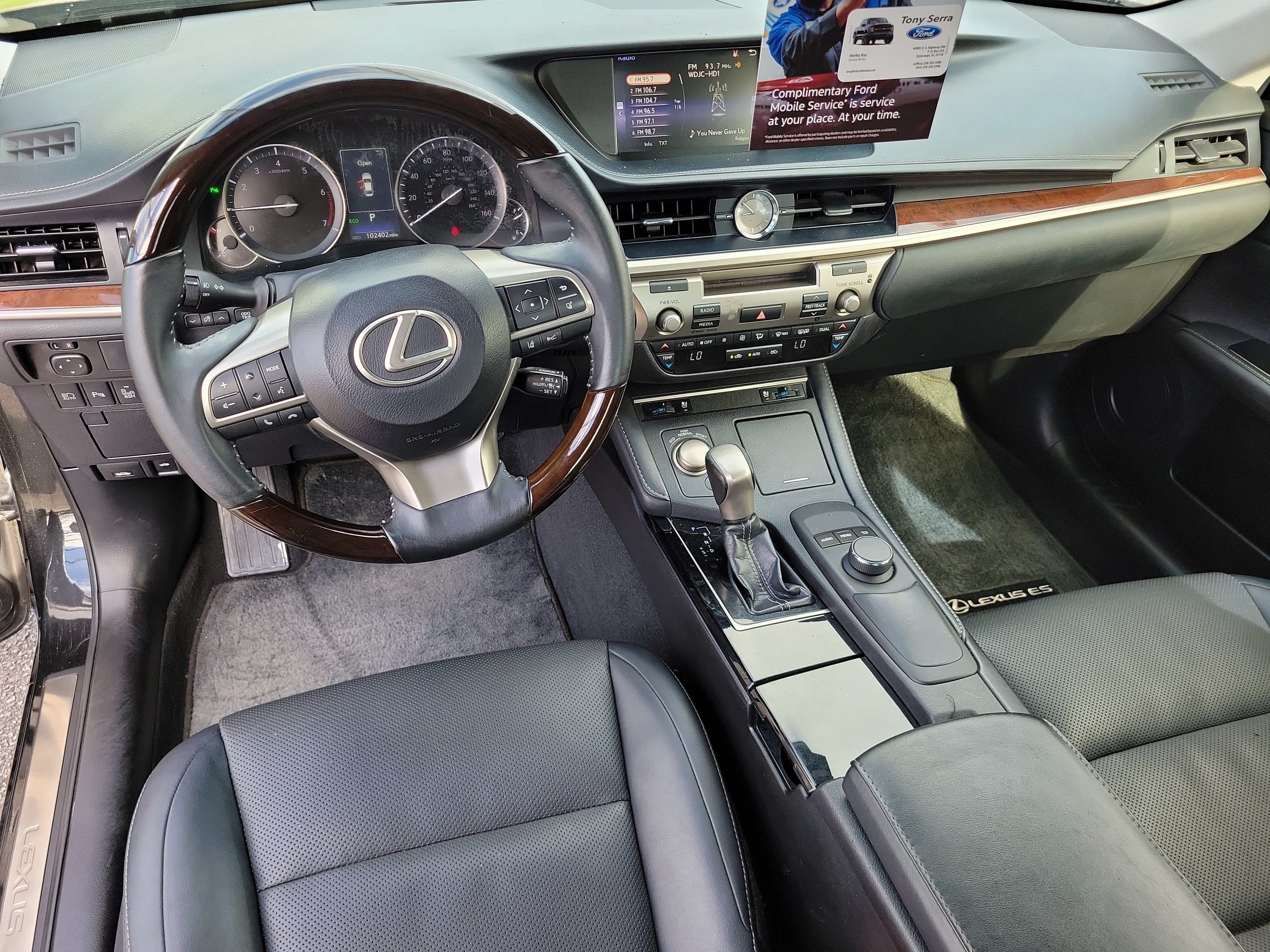 Used 2017 Lexus ES 350 w/ Premium Package FWD image 14