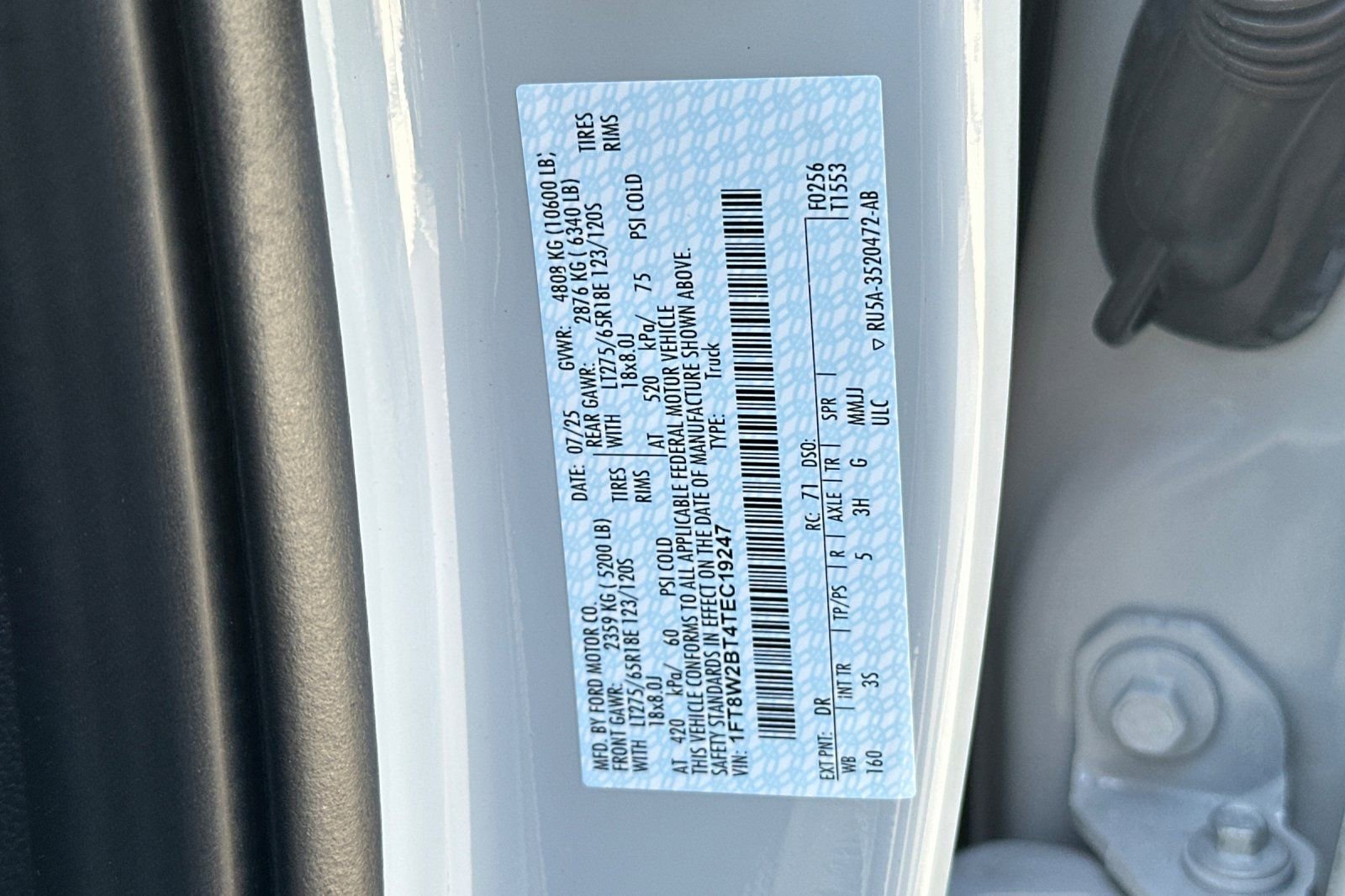 New 2026 Ford F250 XLT w/ F-250 >10K GVWR Package image 27