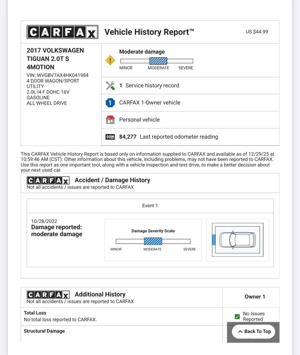 Used 2017 Volkswagen Tiguan S image 52