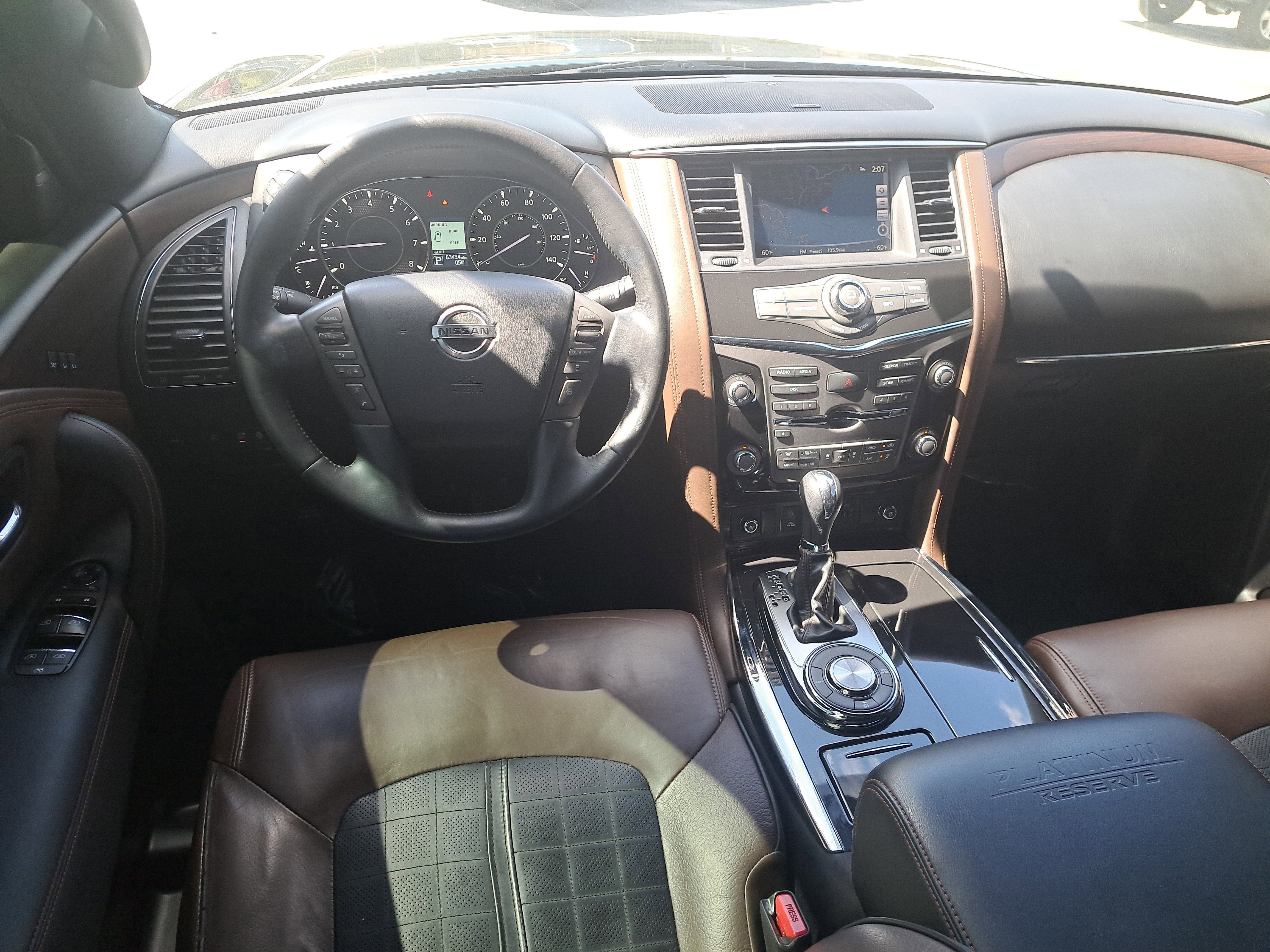 Certified 2019 Nissan Armada Platinum w/ Captain's Chairs Package image 16