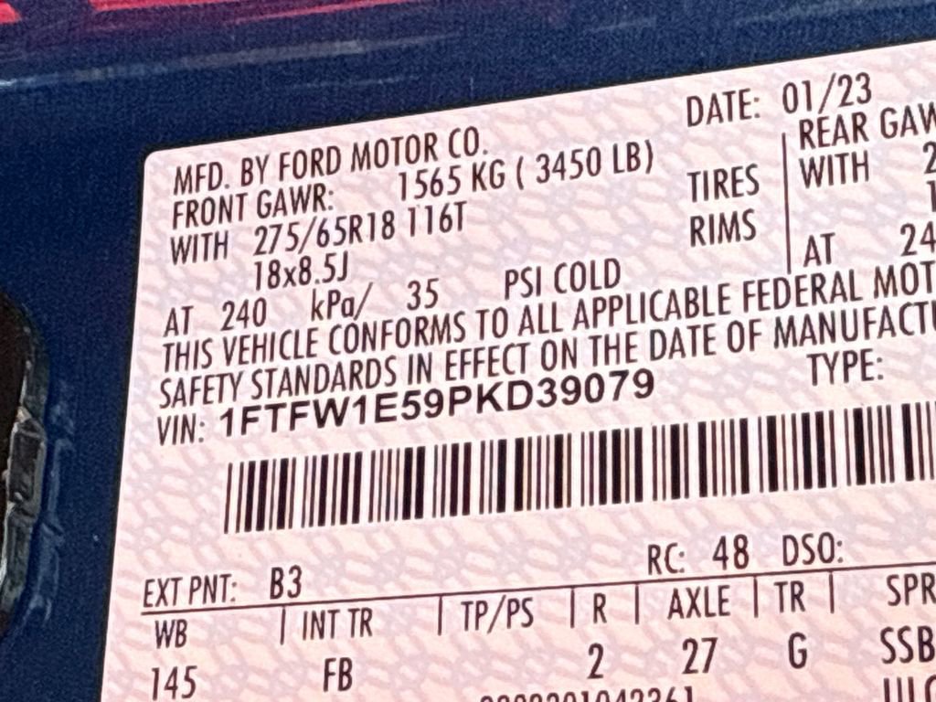 Certified 2023 Ford F150 XLT w/ Equipment Group 302A High image 32