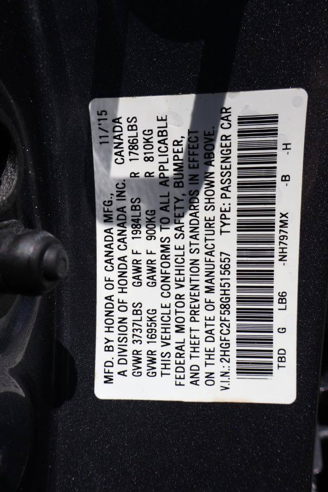 Used 2016 Honda Civic LX image 16