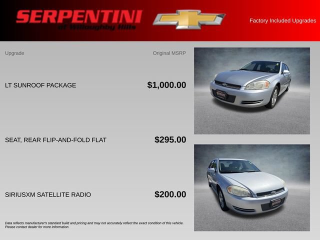 Used 2014 Chevrolet Impala LT w/ LT Sunroof Package FWD image 4