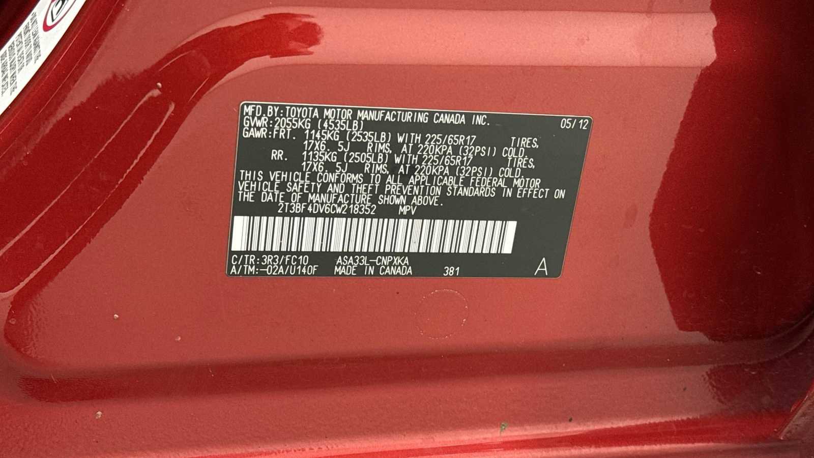 Used 2012 Toyota RAV4 4WD image 11