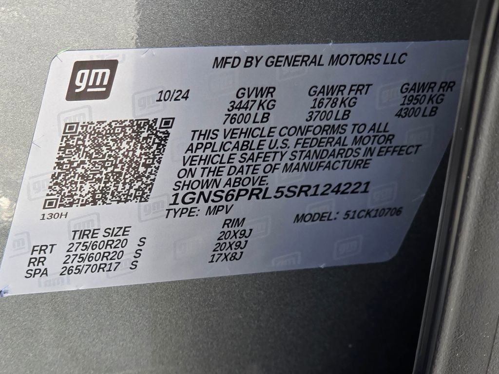 Certified 2025 Chevrolet Tahoe Z71 w/ Z71 Off-Road Package AWD/4WD image 53