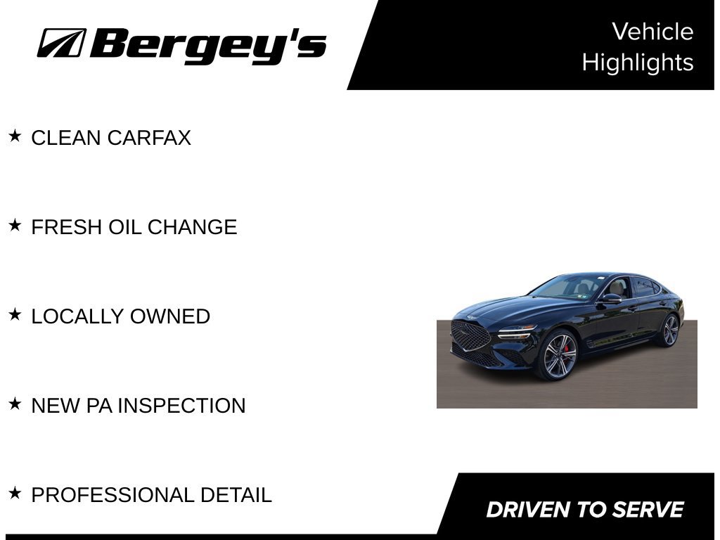 Used 2024 Genesis G70 3.3T Advanced w/ Sport Prestige Package AWD/4WD image 4