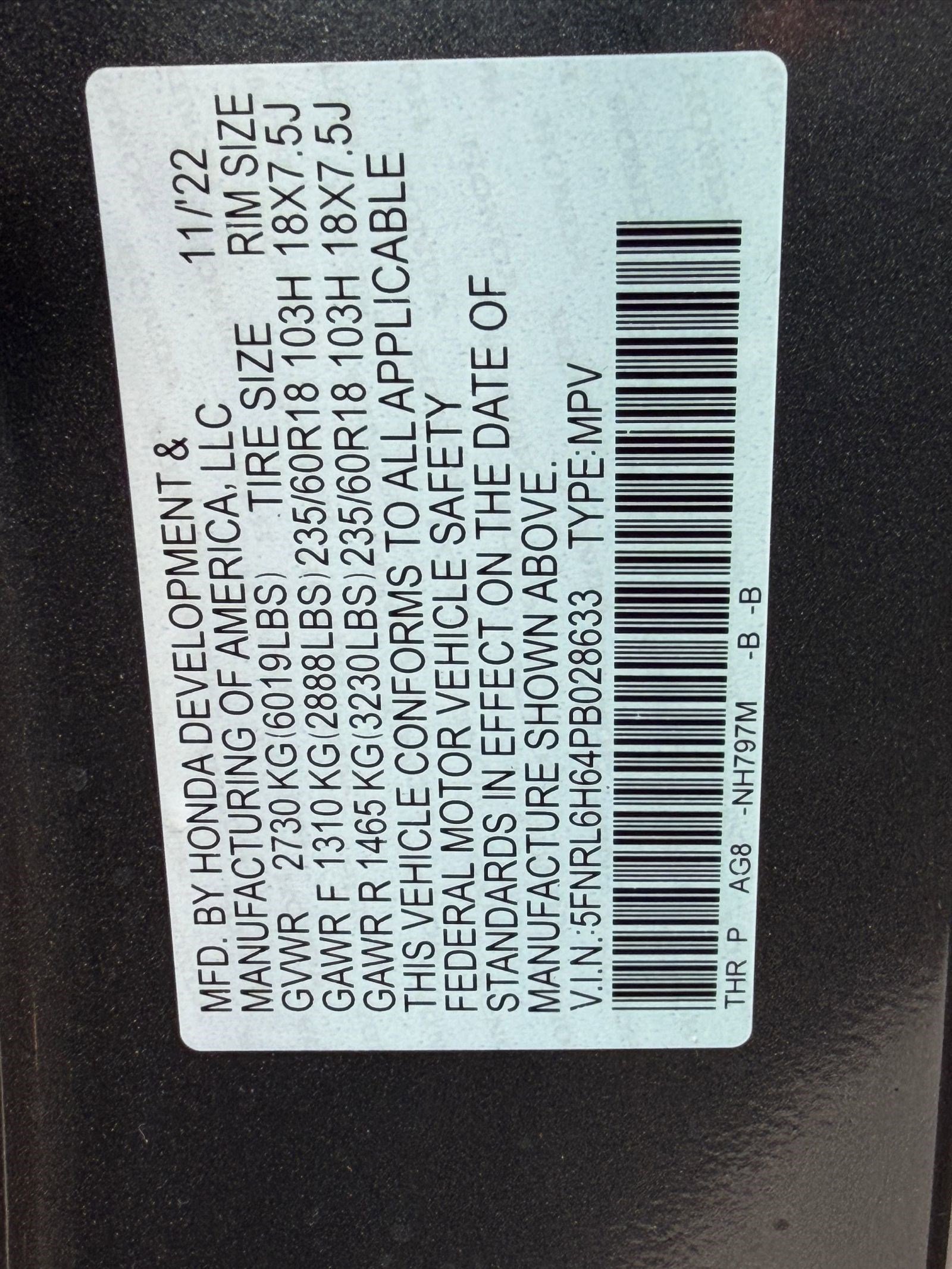 Used 2023 Honda Odyssey EX-L image 19