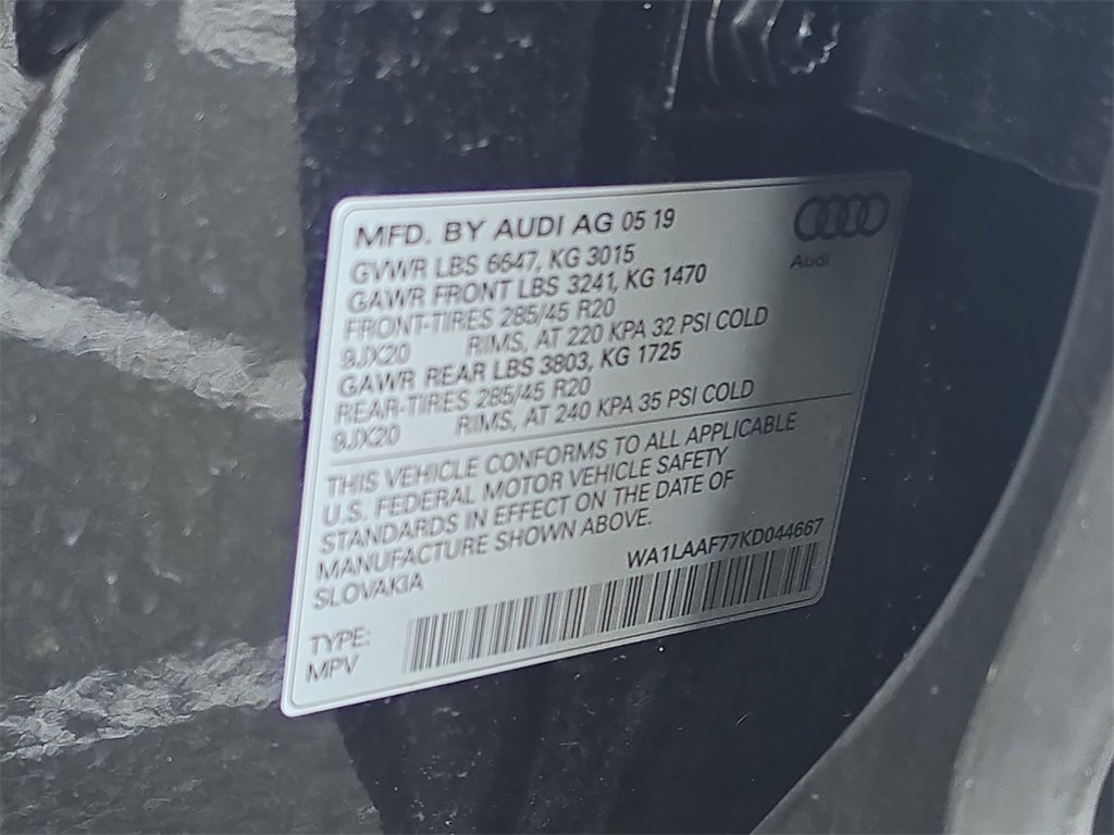 Used 2019 Audi Q7 3.0T Premium Plus w/ Premium Plus Package image 37