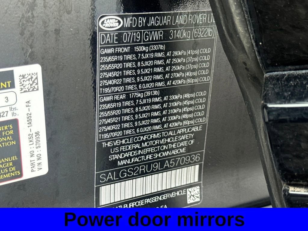 Used 2020 Land Rover Range Rover HSE image 18