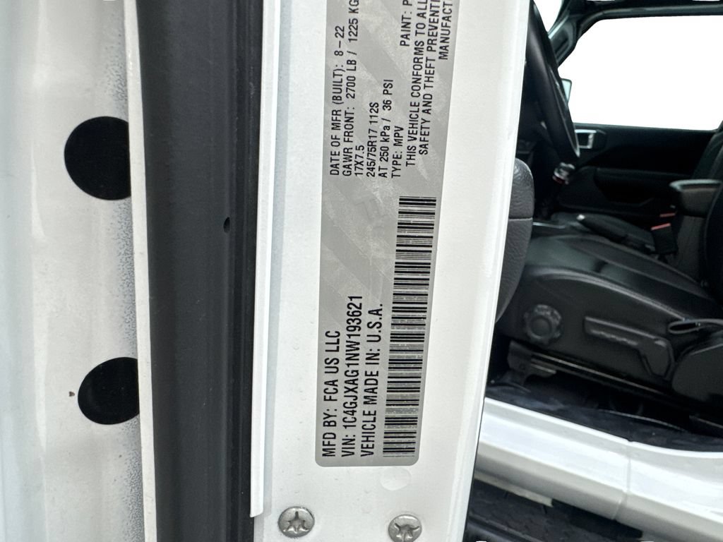 Used 2022 Jeep Wrangler Sport AWD/4WD image 81