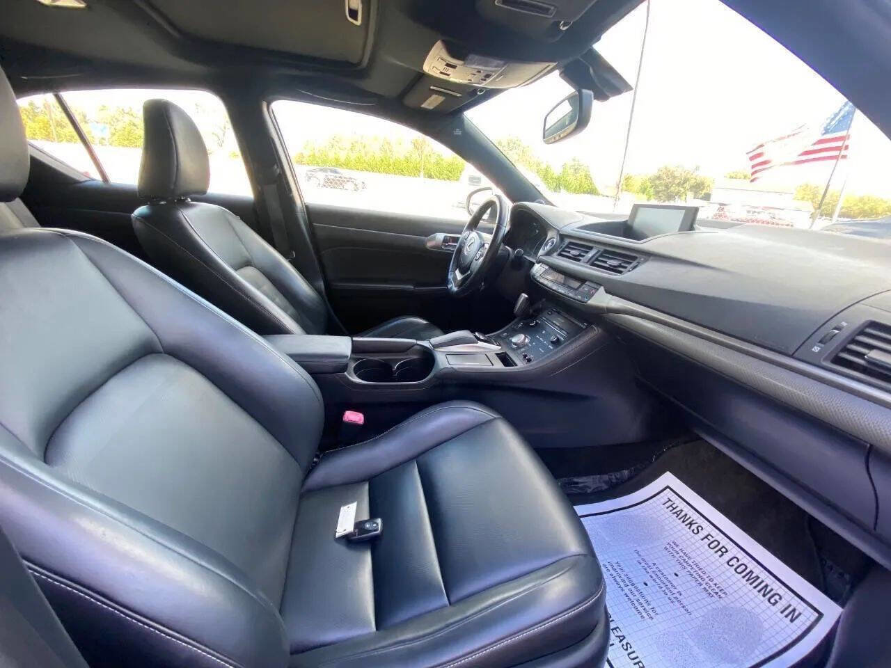 Used 2014 Lexus CT 200h w/ F Sport w/Nuluxe Interior image 11