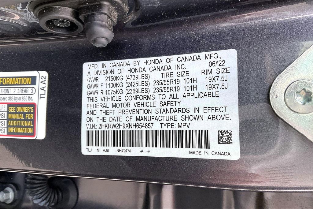 Used 2022 Honda CR-V Touring image 19
